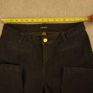 Womens IMAN Dark Denim Trousers